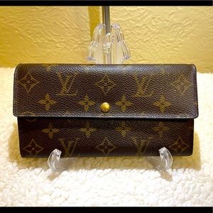 LOUIS VUITTON long monogram wallet